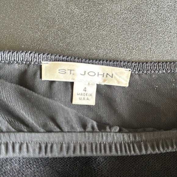 Beautiful St John Studded Sequin Spaghetti Strap Evening Top - Picture 7 of 8